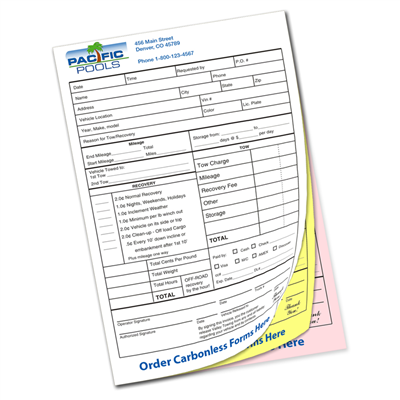 NCR Carbonless Forms