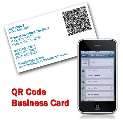 Business Card with QR Code
